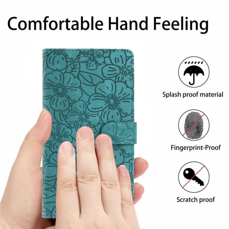 Fodral För Xiaomi 15t Pro Blommig Gravyr