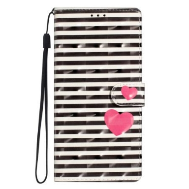 Fodral För Xiaomi 15t Pro Ränder Och Hjärta