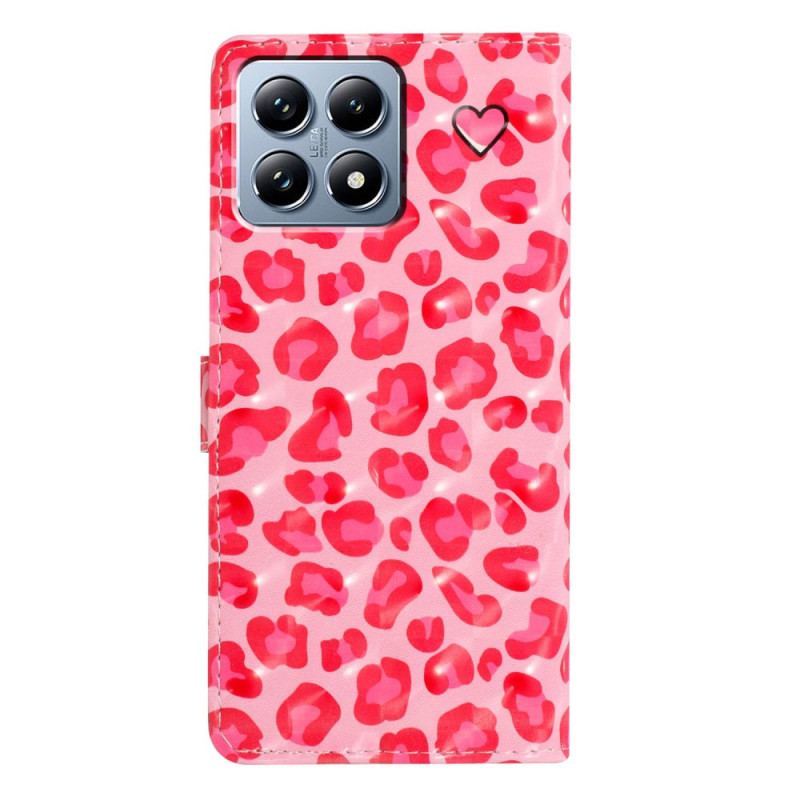 Fodral För Xiaomi 15t Pro Rosa Leopard