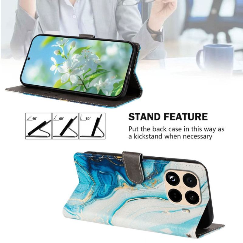 Fodral Xiaomi 15t Pro Blå Marmor