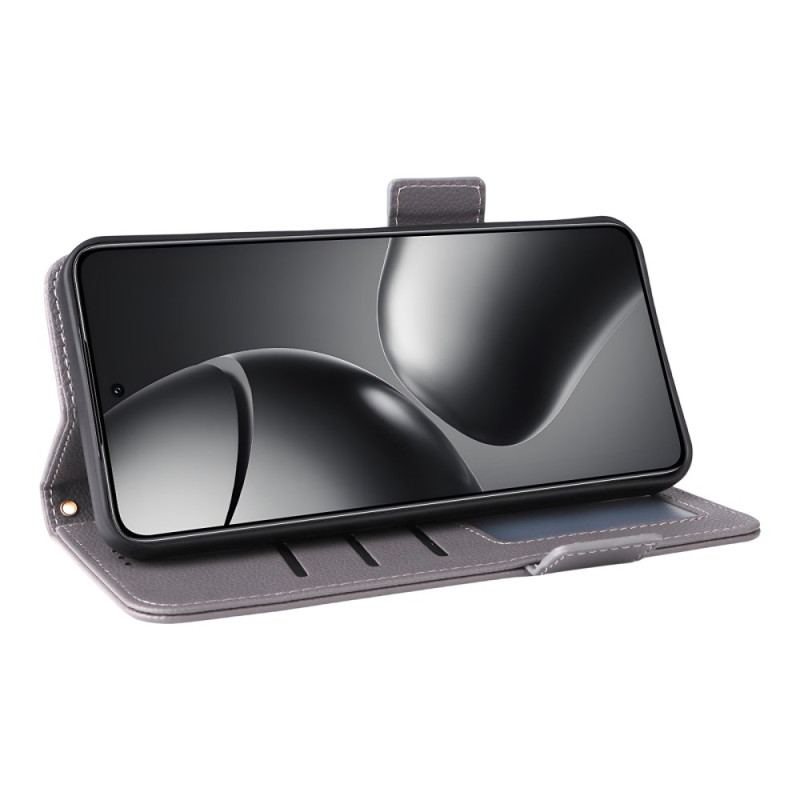 Fodral Xiaomi 15t Pro Konstläder Med Snodd