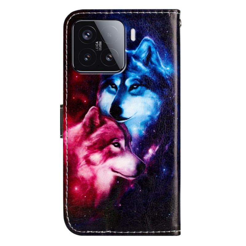 Fodral Xiaomi 15t Pro Med Två Vargar