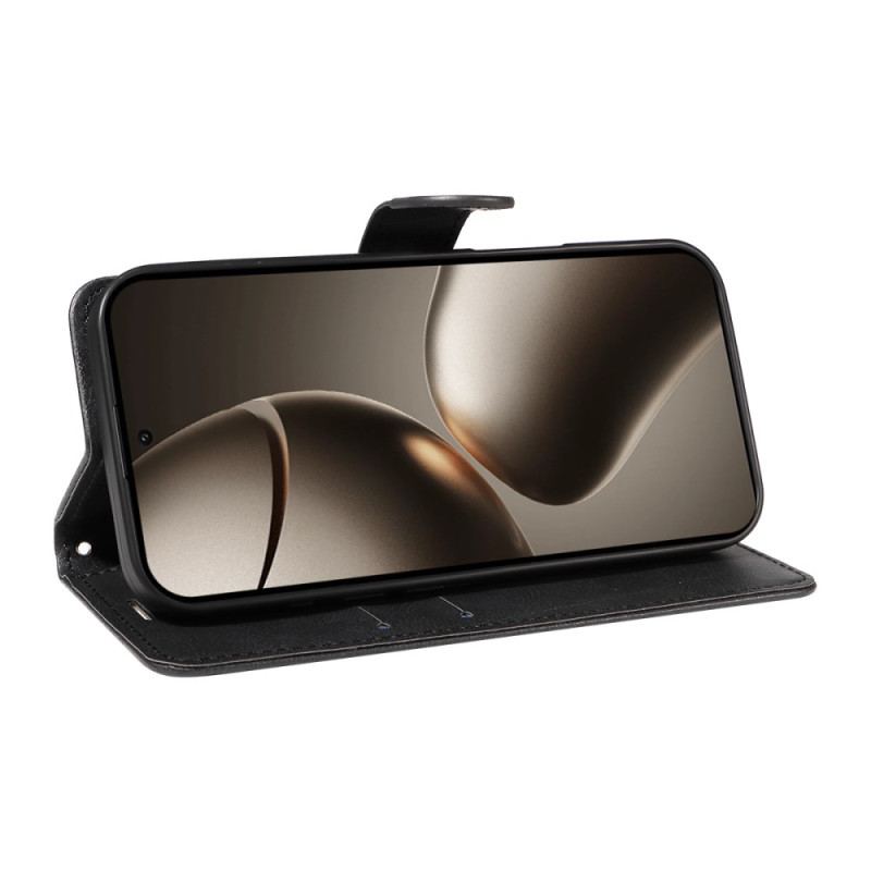 Läderfodral Xiaomi 15t Pro Telefonfodral Enfärgat Konstläder