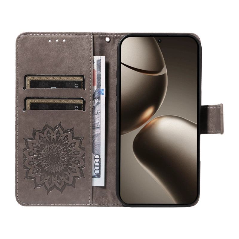 Läderfodral Xiaomi 15t Pro Telefonfodral Mandala