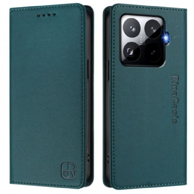 Läderfodral Xiaomi 15t Pro Telefonfodral Rfid-skydd