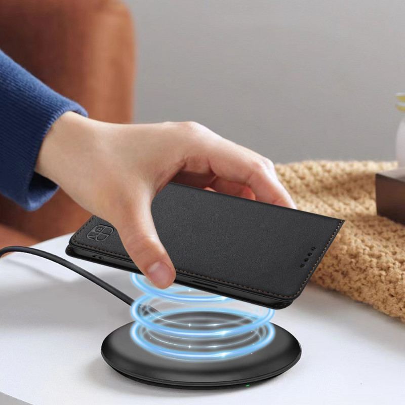 Läderfodral Xiaomi 15t Pro Telefonfodral Rfid-skydd