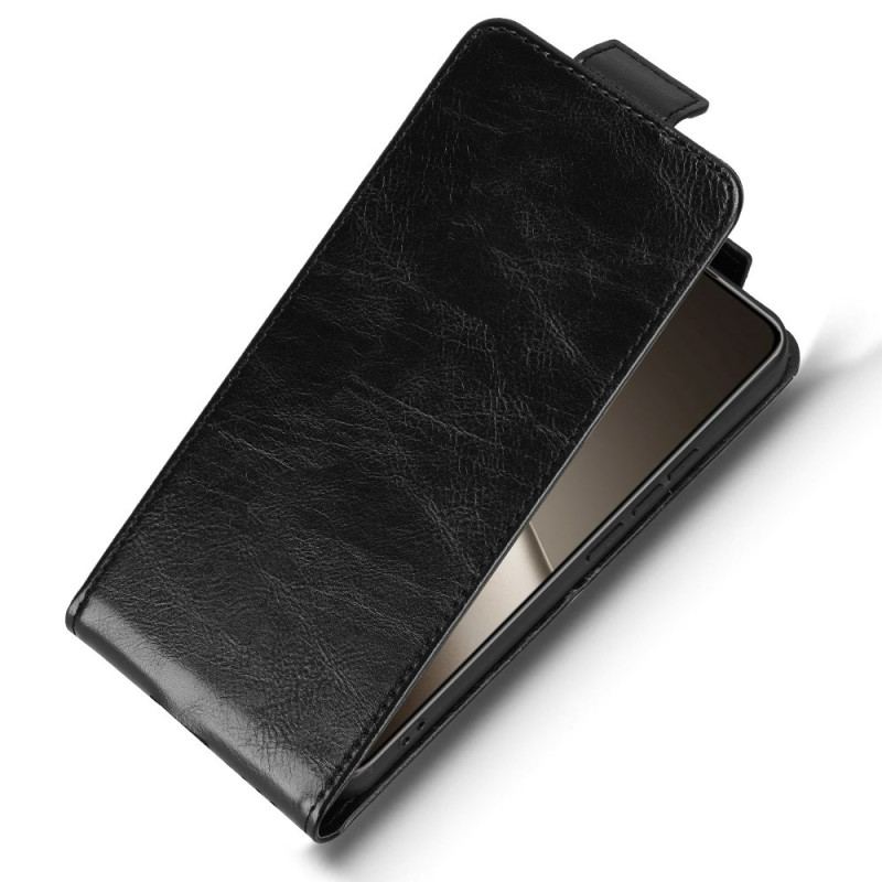 Läderfodral Xiaomi 15t Pro Telefonfodral Vertikal Fällbar Design