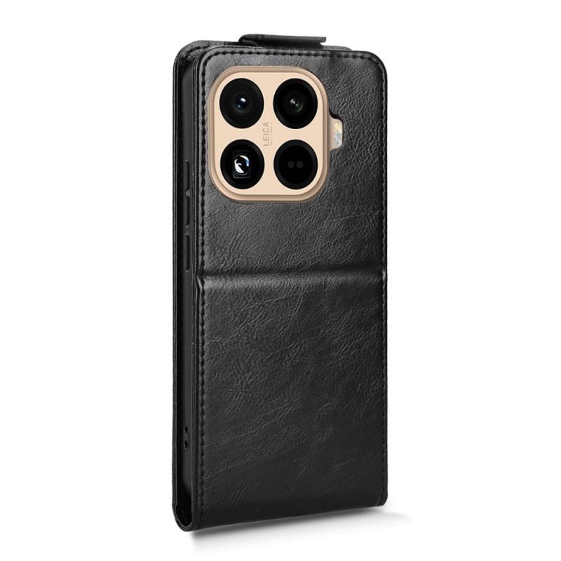 Läderfodral Xiaomi 15t Pro Telefonfodral Vertikal Fällbar Design