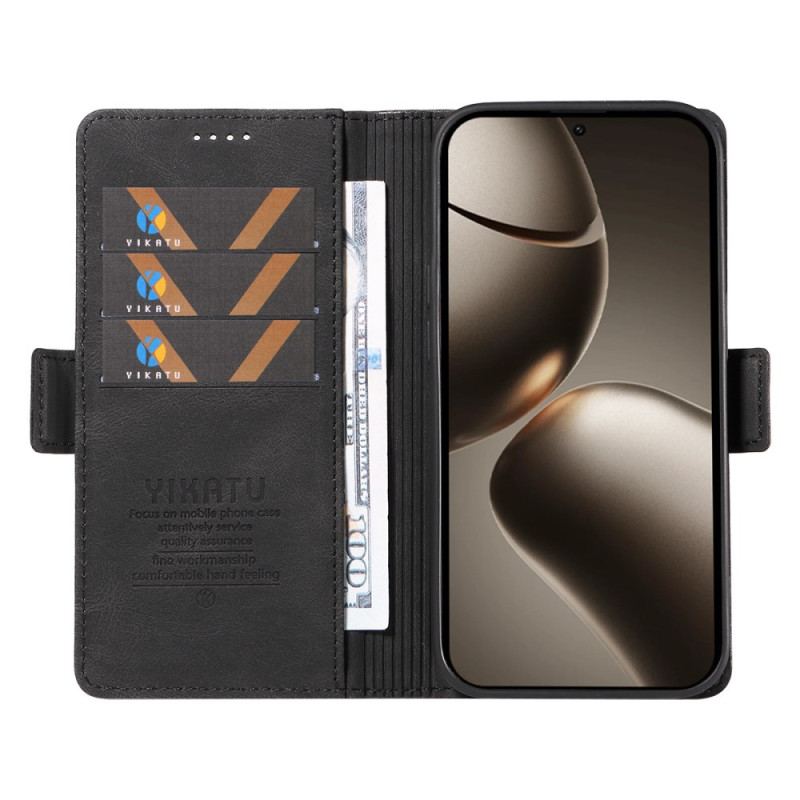 Läderskal Fodral Xiaomi 15t Pro Yikatu Lädereffekt