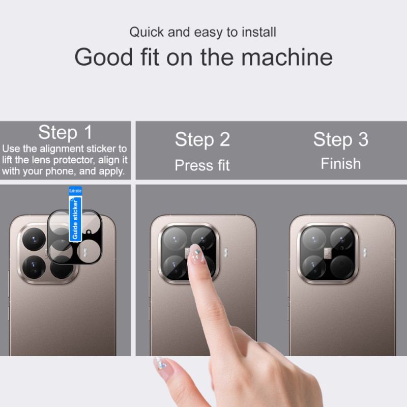 Linsskydd I Härdat Glas För Xiaomi 15t Pro (svart Version)