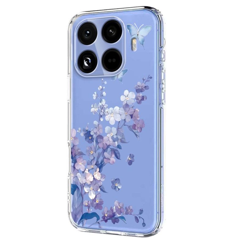 Skal Xiaomi 15t Pro Blommigt Transparent