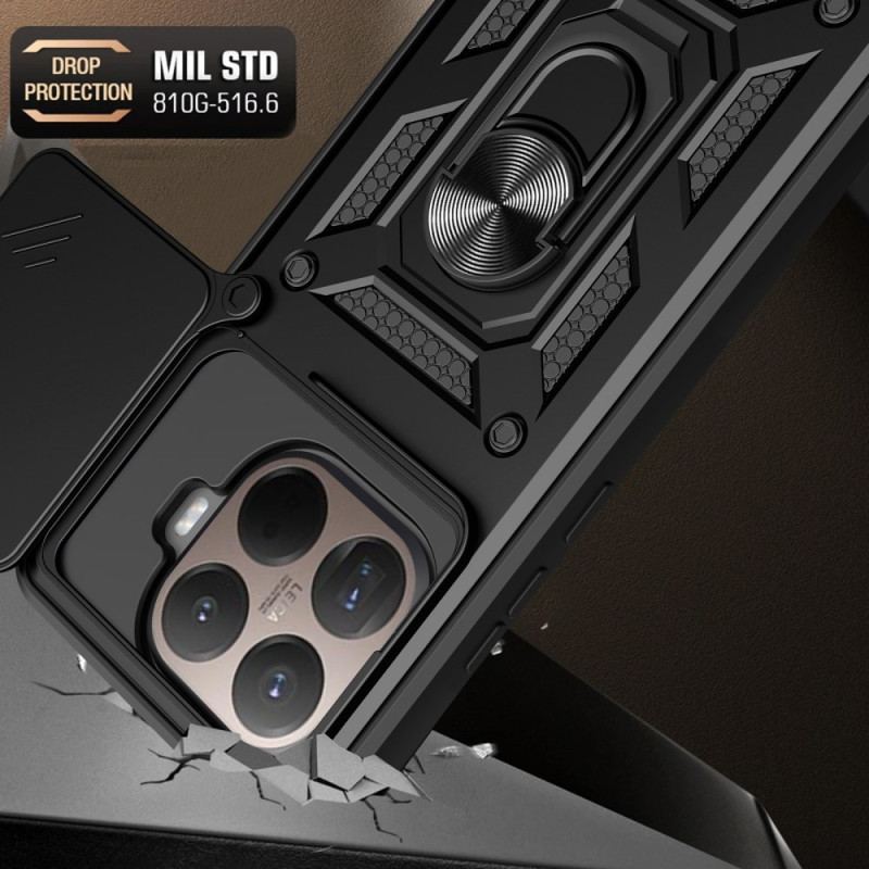 Skal Xiaomi 15t Pro Skjutbart Kameraskydd Och Stativ