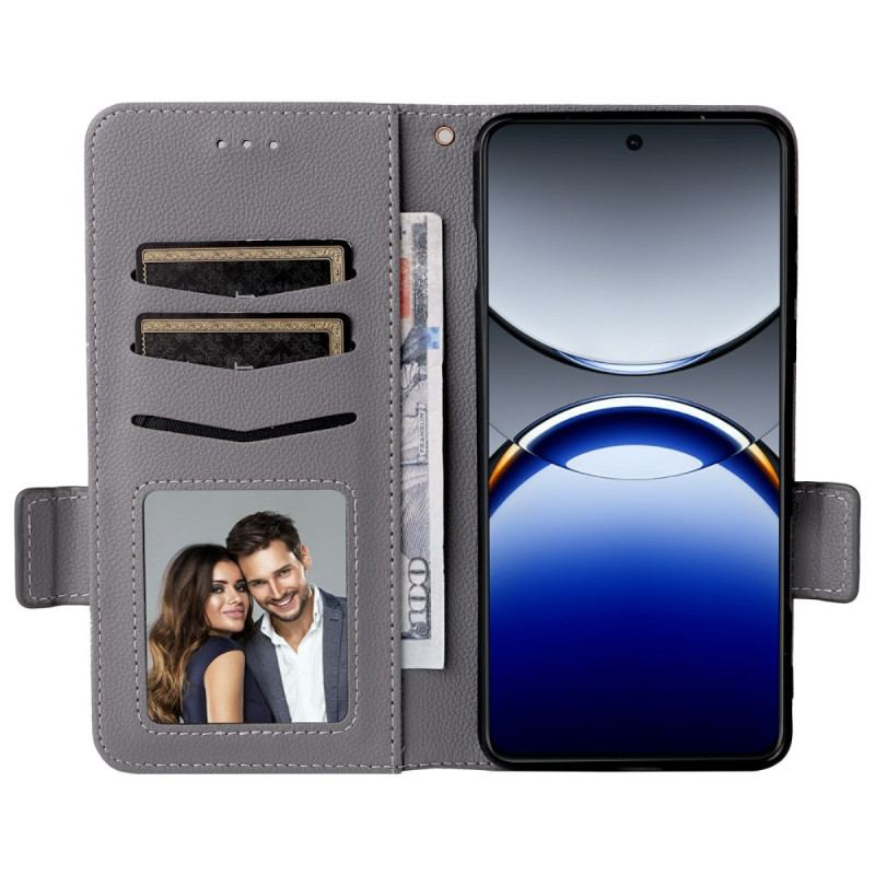 Fodral För Oppo Find X8 Pro Litchirem Textur