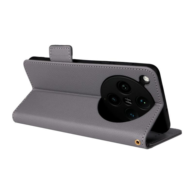 Fodral För Oppo Find X8 Pro Litchirem Textur