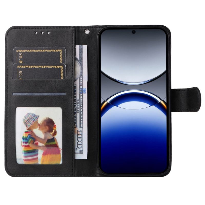 Läderfodral Oppo Find X8 Pro Telefonfodral Konstläderrem