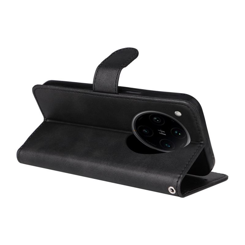 Läderfodral Oppo Find X8 Pro Telefonfodral Konstläderrem