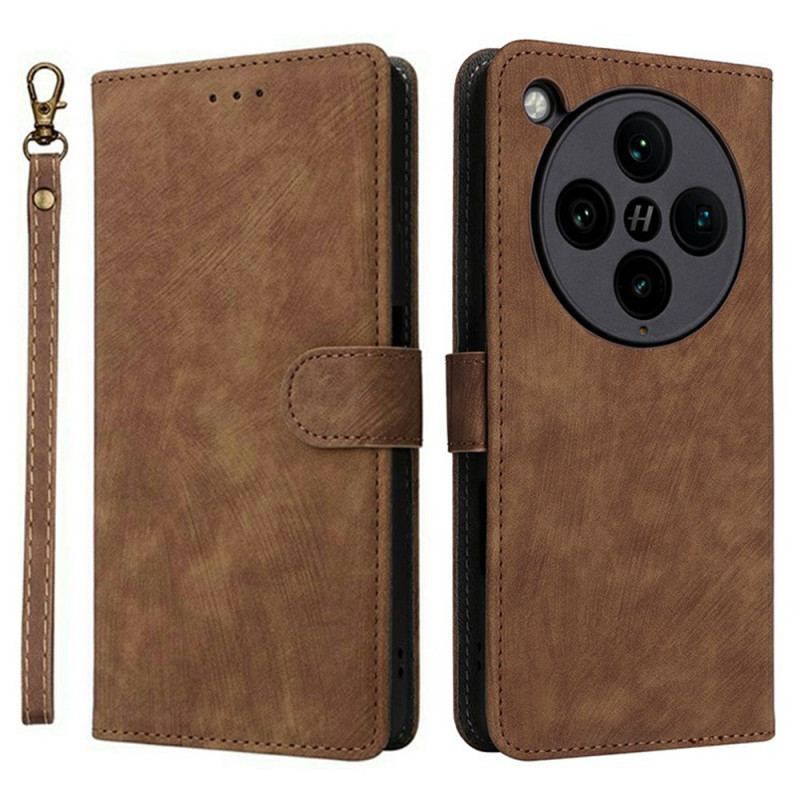 Läderskal Fodral Oppo Find X8 Pro Rfid-skydd Med Mockaeffekt