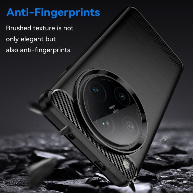 Skal Oppo Find X8 Pro Borstad Kolfiber