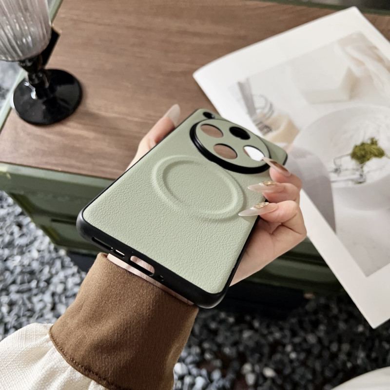 Skal Oppo Find X8 Pro Magsafe-kompatibel Lädereffekt