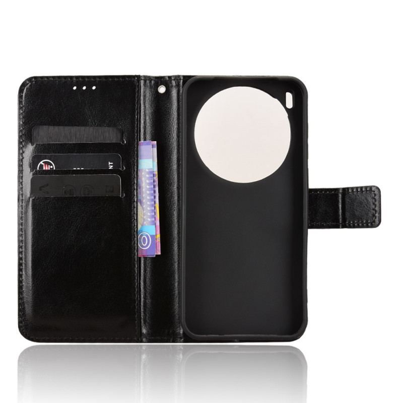 Fodral Vivo X300 Pro Konstläder Flashigt Läder