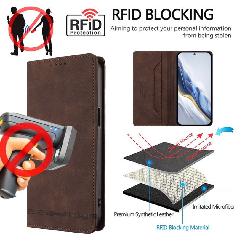 Folio-fodral Vivo X300 Pro Rfid-skydd