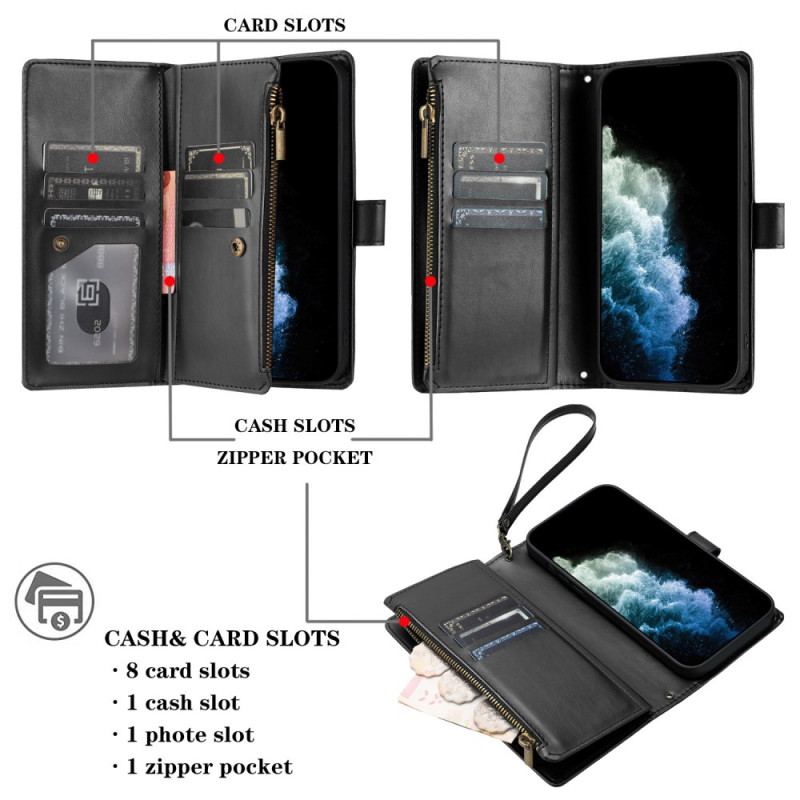 Läderskal Fodral Vivo X300 Pro Plånbok