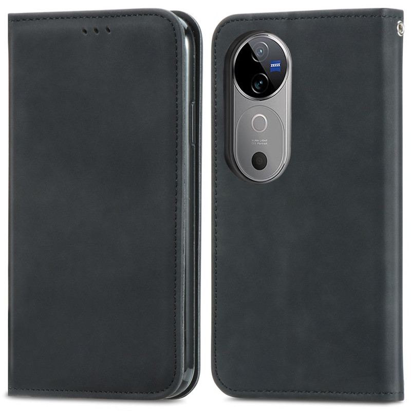 Folio-fodral Vivo V40 5g Mockaeffekt