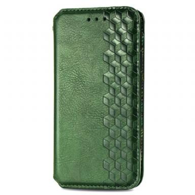 Folio-fodral Vivo V40 5g Telefonfodral Diamantmönster Mockaeffekt