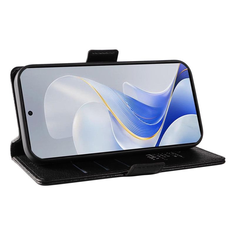 Läderfodral Vivo V40 5g Telefonfodral Lychee-textur Yikatu