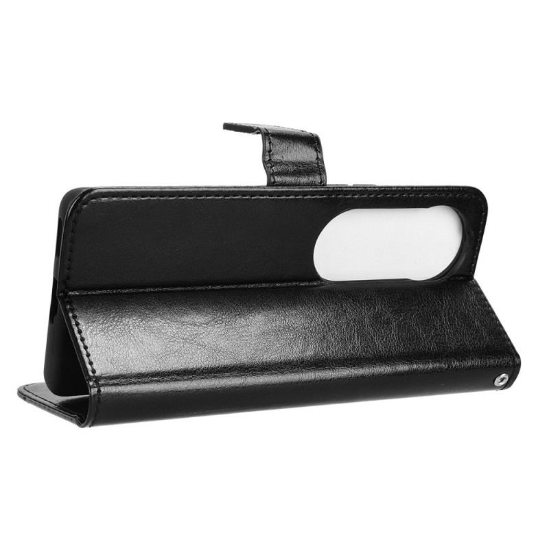 Läderskal Fodral Vivo V40 5g Flashigt Konstläder