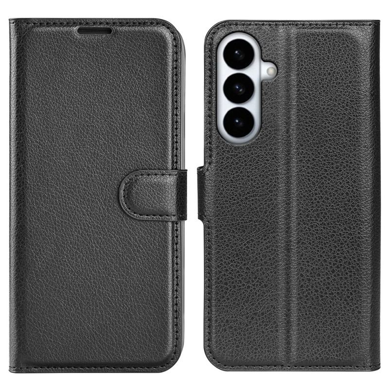 Fodral Samsung Galaxy S26 Plus Litchi-konstläder