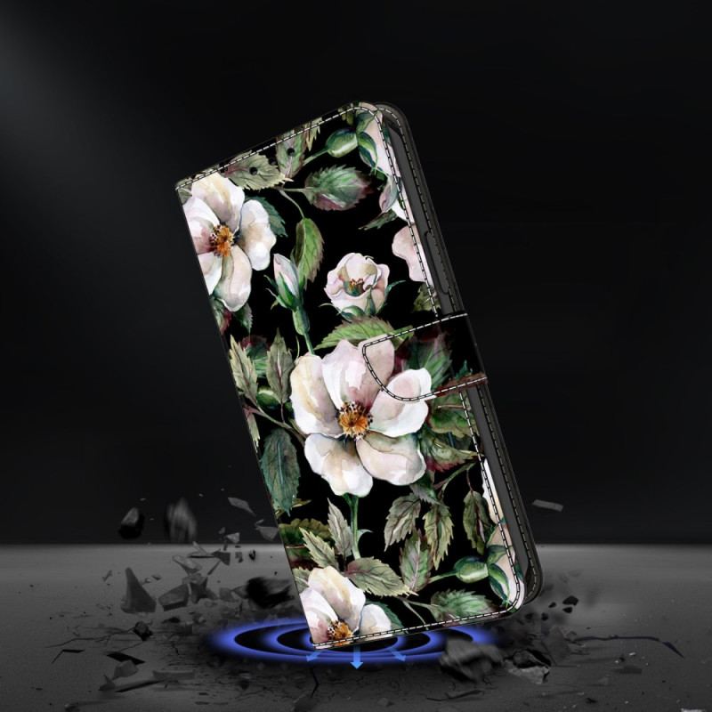 Fodral Samsung Galaxy S26 Plus Vitt Blommotiv