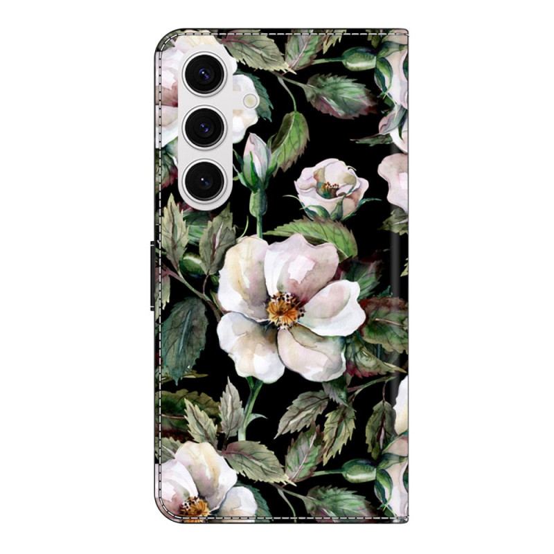 Fodral Samsung Galaxy S26 Plus Vitt Blommotiv