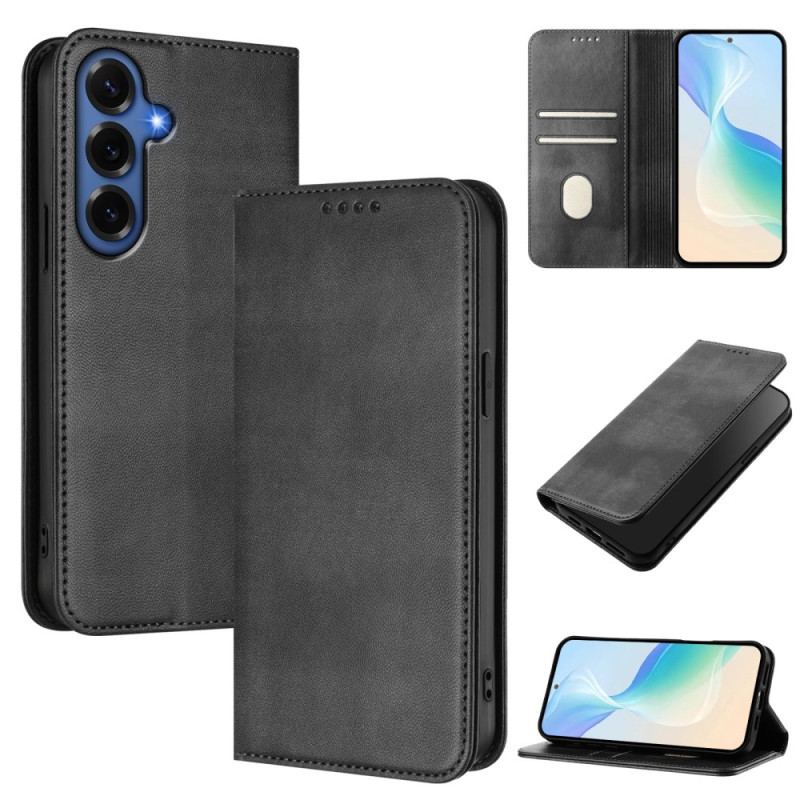 Folio-fodral För Samsung Galaxy S26 Plus Texturerat Rfid-skydd Retro