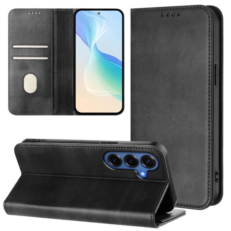 Folio-fodral För Samsung Galaxy S26 Plus Texturerat Rfid-skydd Retro