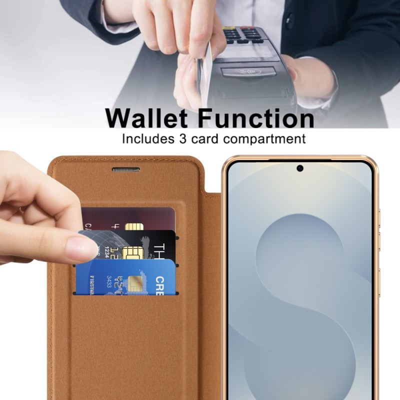 Folio-fodral För Samsung Galaxy S26 Plus Vadderad Rfid-korthållare