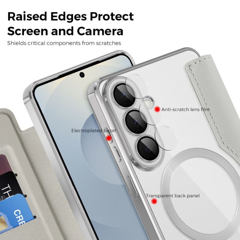 Folio-fodral Samsung Galaxy S26 Plus Magnetisk Med Rfid-korthållare