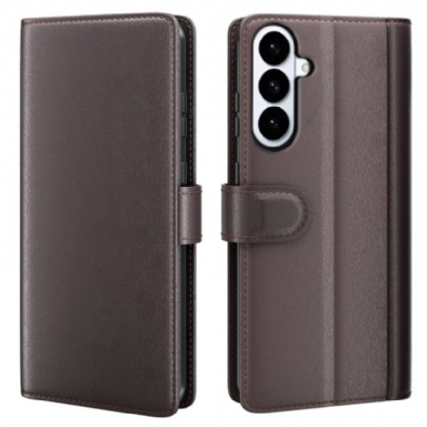 Läderfodral Samsung Galaxy S26 Plus Telefonfodral Äkta Läder