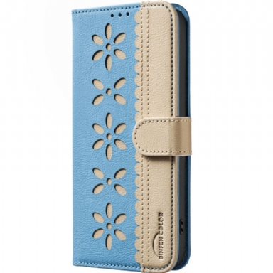 Läderfodral Samsung Galaxy S26 Plus Telefonfodral Blommig Binfen Colo