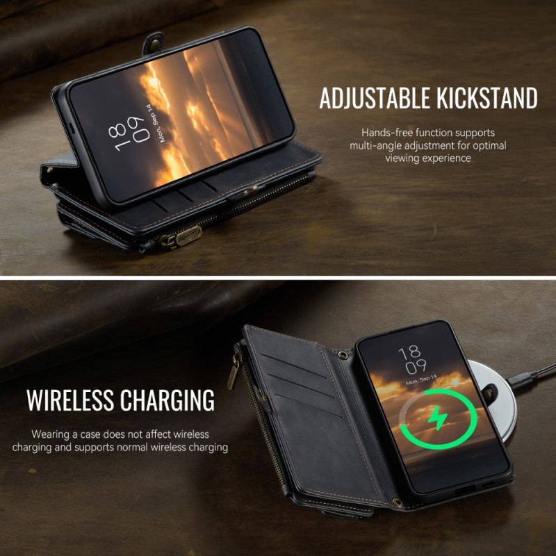 Läderfodral Samsung Galaxy S26 Plus Telefonfodral Caseme Rfid-skydd Och Axelrem