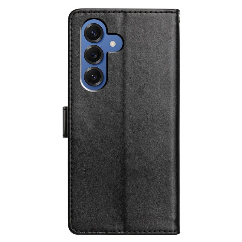 Läderfodral Samsung Galaxy S26 Plus Telefonfodral Enkel Lädereffekt