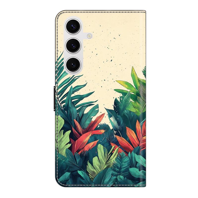 Läderfodral Samsung Galaxy S26 Plus Telefonfodral Löv