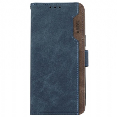 Läderfodral Samsung Galaxy S26 Plus Telefonfodral Tvåfärgad Rfid-abeel