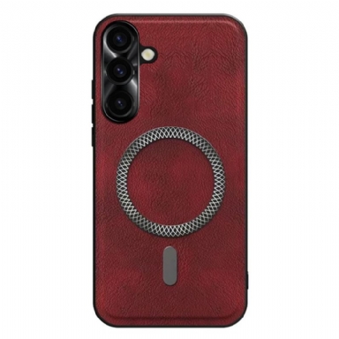 Skal Samsung Galaxy S26 Plus Lädereffekt Och Metalllinsbåge