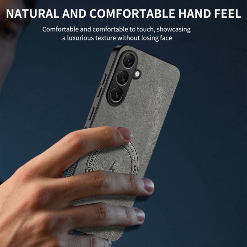 Skal Samsung Galaxy S26 Plus Magnetisk Lädereffekt