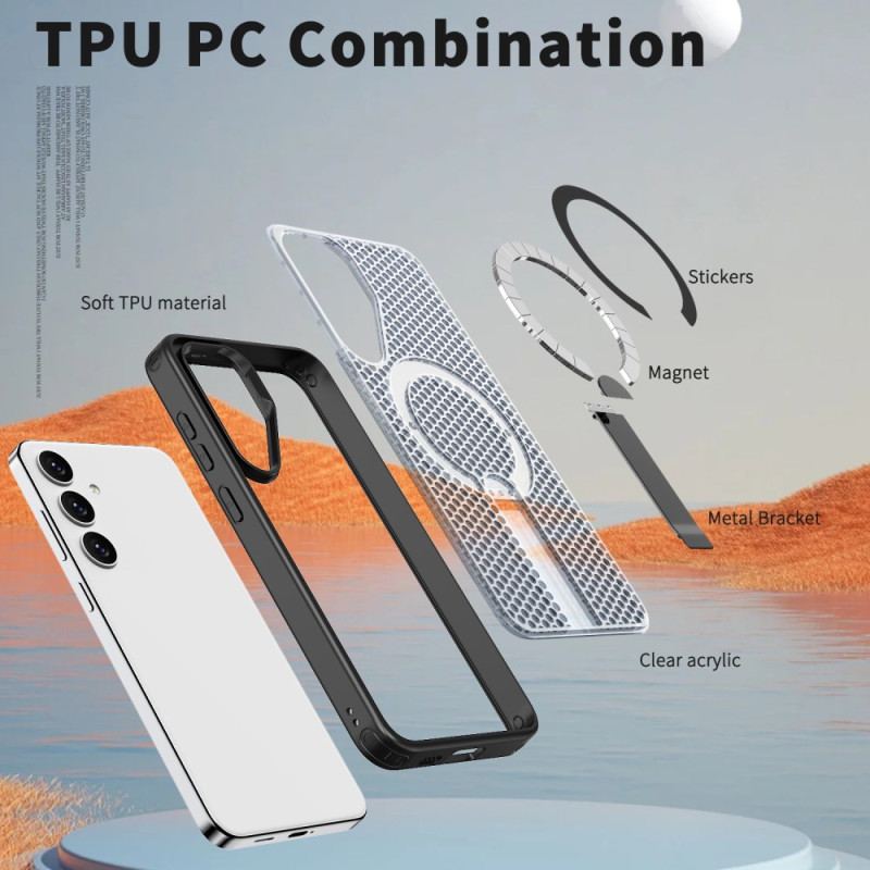 Skal Samsung Galaxy S26 Plus Magnetisk Rutstruktur