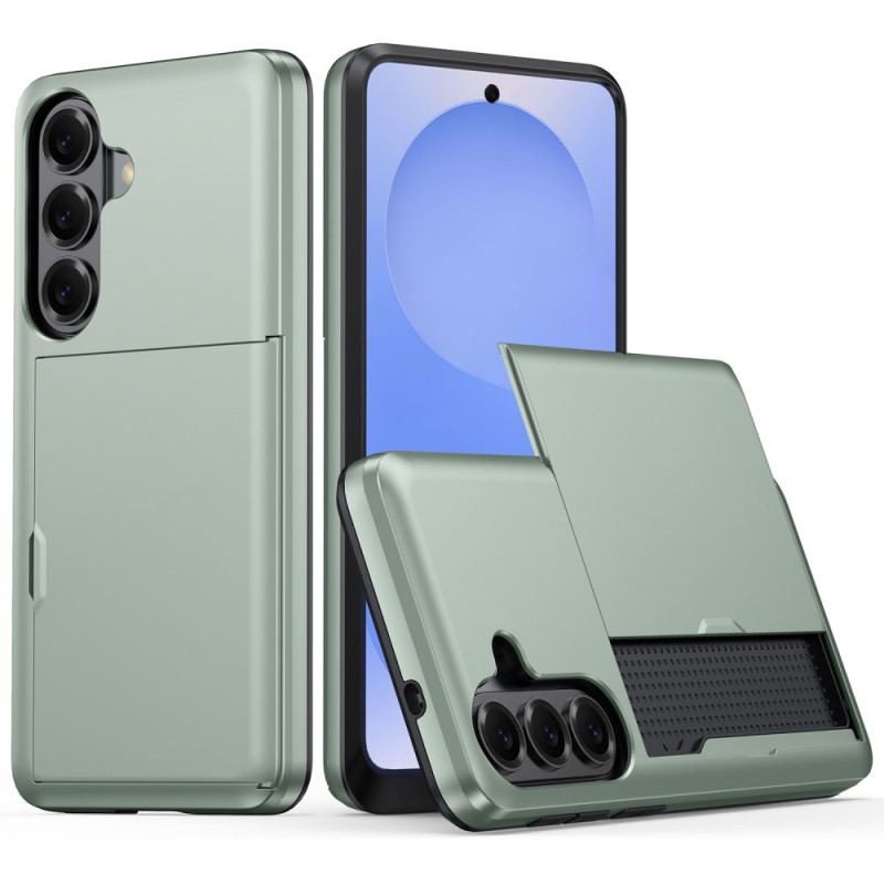 Skal Samsung Galaxy S26 Plus Telefonfodral Korthållare Med Metallisk Effekt