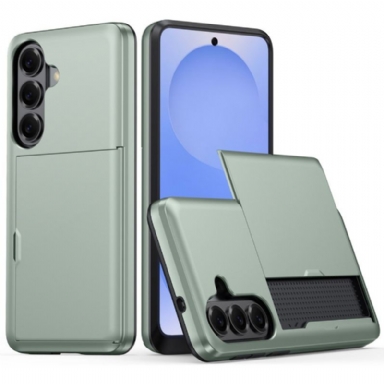 Skal Samsung Galaxy S26 Plus Telefonfodral Korthållare Med Metallisk Effekt