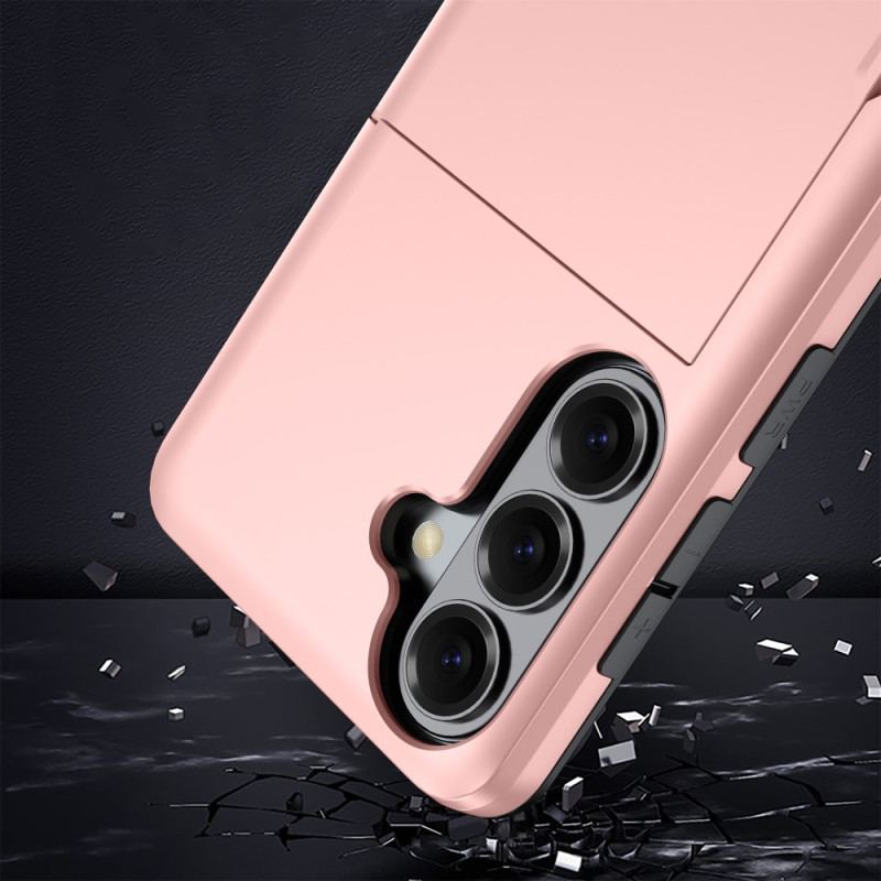 Skal Samsung Galaxy S26 Plus Telefonfodral Korthållare Med Metallisk Effekt