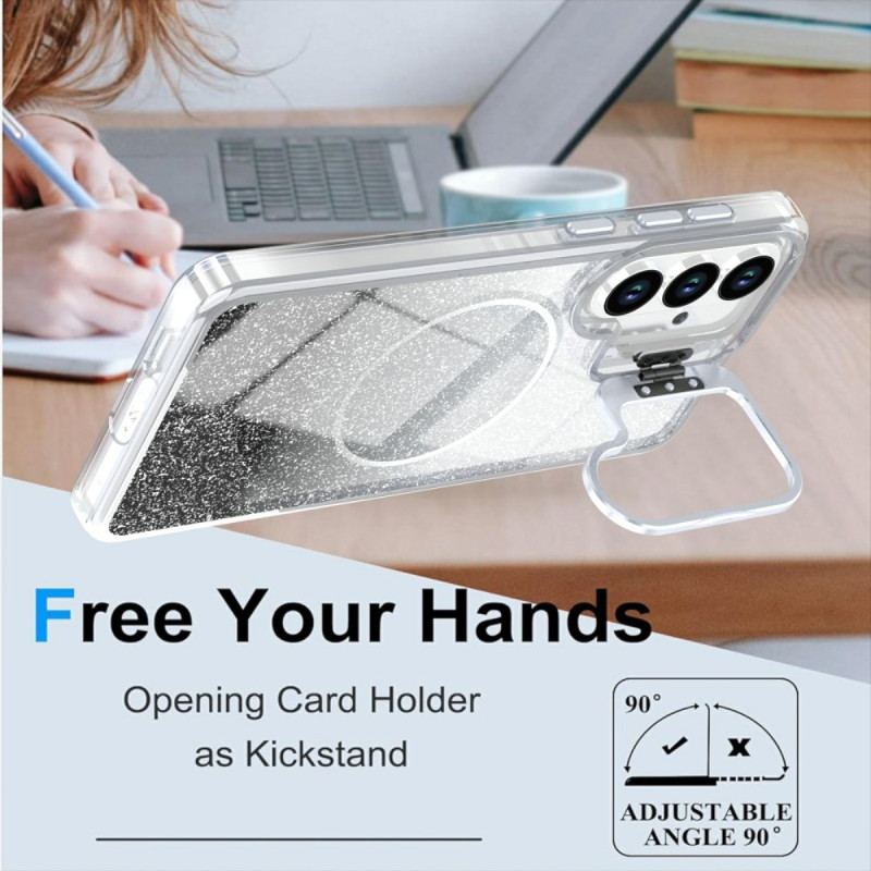 Skal Samsung Galaxy S26 Plus Telefonfodral Magnetisk Gradientglitter Och Baksida